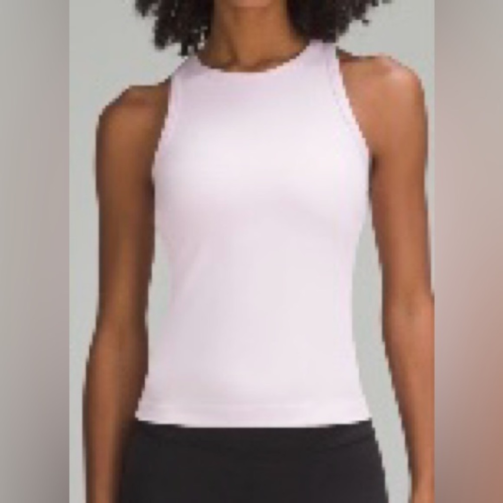 lululemon athletica Light Pink Tank Top